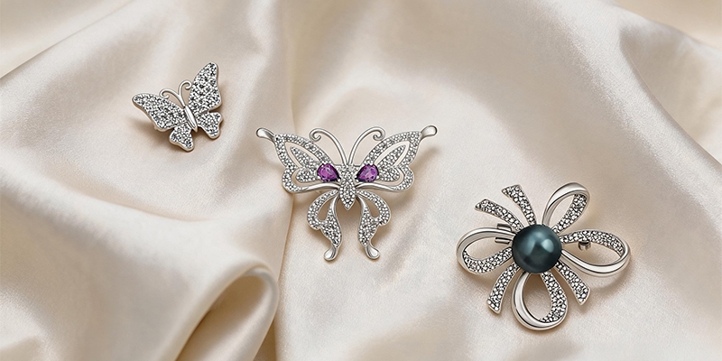 rhodium plated jewellery